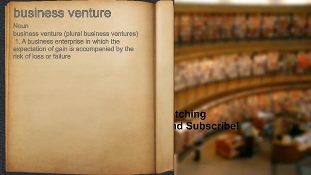 What does business venture mean? смотреть онлайн