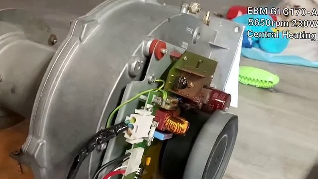 Central Heating fan test EBM G1G170-AB31-13 Arduino pwm control смотреть онлайн