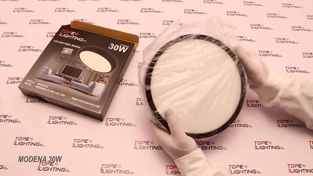 TopE Lighting "MODENA" 30 Watt round black downlight смотреть онлайн
