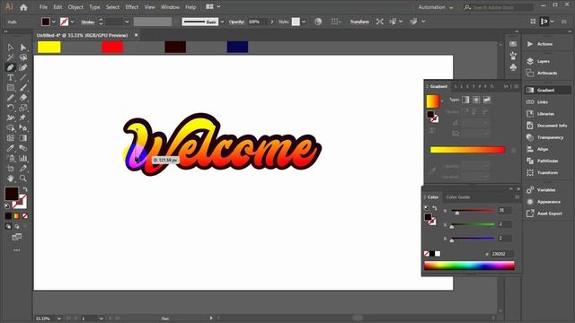 Edit Text Typography In Adobe Illustrator || Adobe Illustrator Tutorial || Typography || Edit Text