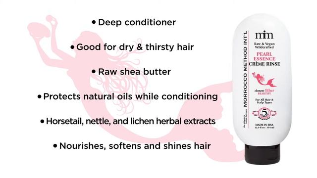 100% NATURAL Pearl Essence Crème Rinse | Morrocco Method смотреть онлайн