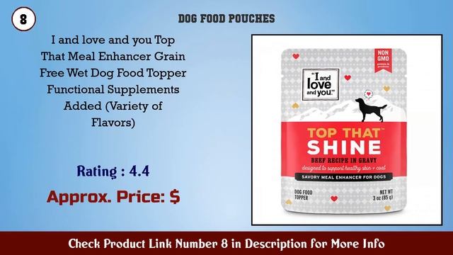 Top 10 Dog Food Pouches to buy in USA 2021 | Price & Review смотреть онлайн
