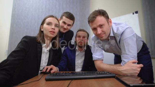 The Team Of Young Businesspeople. - Stock Footage | VideoHive 14898678 смотреть онлайн