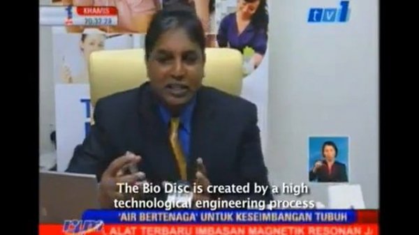 BIODISC QNET LIVE ON CHANEL TV1 MALAYSIA