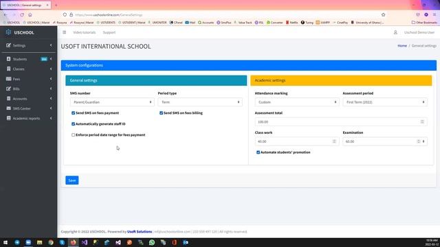 USCHOOL - The most comprehensive school management system in Africa смотреть онлайн