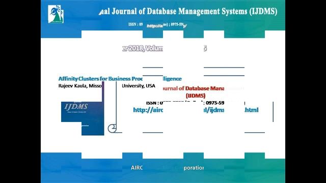 International Journal of Database Management Systems (IJDMS) смотреть онлайн