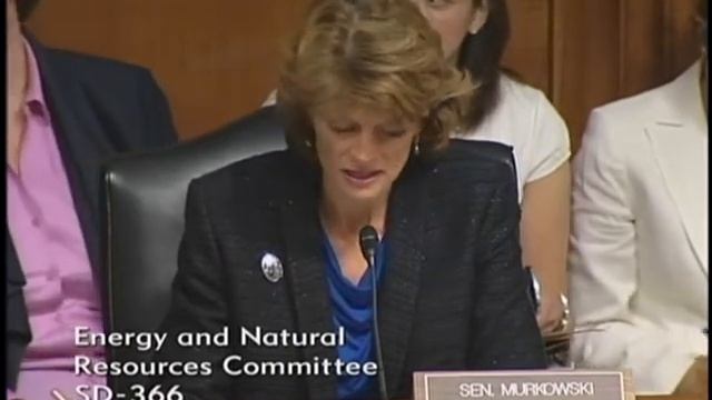 Sen. Murkowski opening statement at ENR Committee business meeting смотреть онлайн