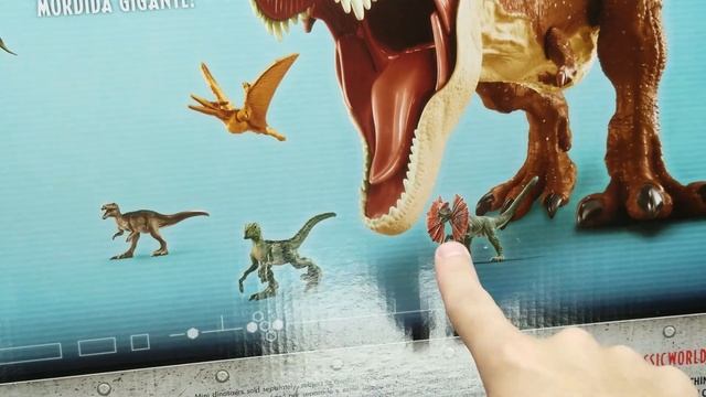 T-REX Super Colossal TYRANNOSAURUS REX Jurassic World action figure from Mattel UNBOXING Plus Minis смотреть онлайн
