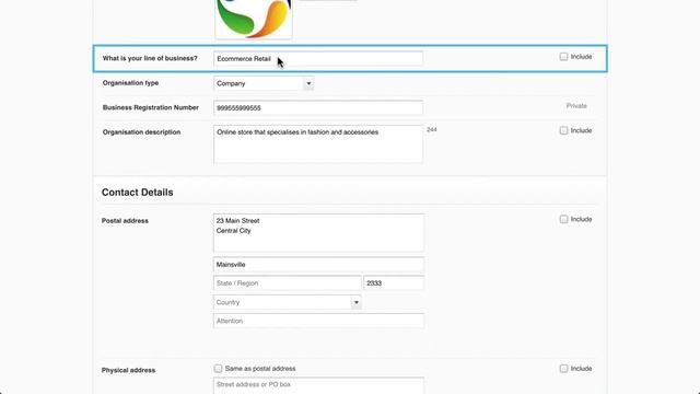 Enter your business's information in Xero смотреть онлайн