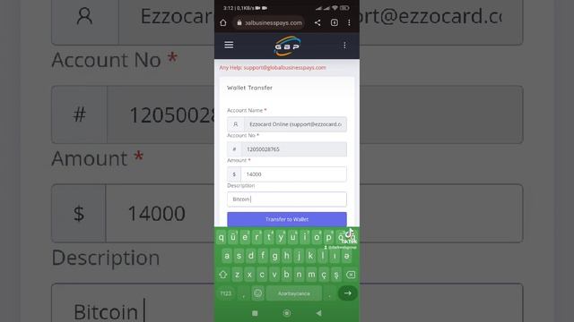 Globalbusinesspays Globalswiftpay Pul Necə çəkilir. Globalbusinesspays Withdrawal
