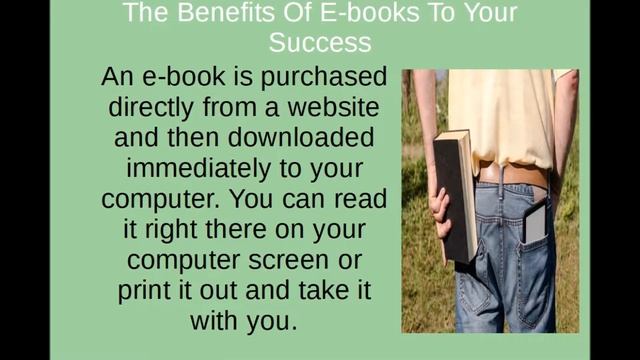 The Benefits Of E books To Your Success! смотреть онлайн