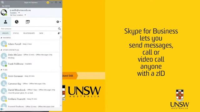 Using Skype for Business - PC смотреть онлайн