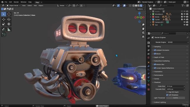 1 -Render Engines Introduction to EEVEE and Cycles смотреть онлайн
