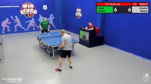 03:30 Serhii Kirieiev 2-3 Dmytro Batiuk South 6 WIN CUP 30.10.2022 WINCUP | TABLE TENNIS смотреть онлайн