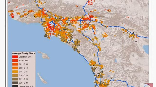 2000-2009 Inland Empire Average Equity Share Animation смотреть онлайн