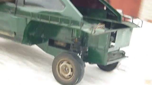 Ваз 2108 переделка. полный привод. большие колёса. Двигатель смотреть онлайн