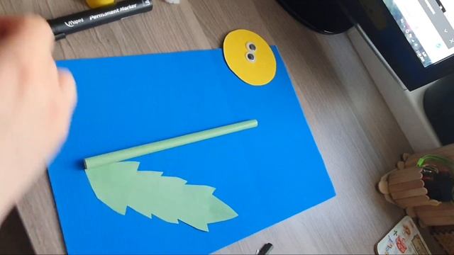 Аппликация из цветной бумаги. Одуванчик смотреть онлайн