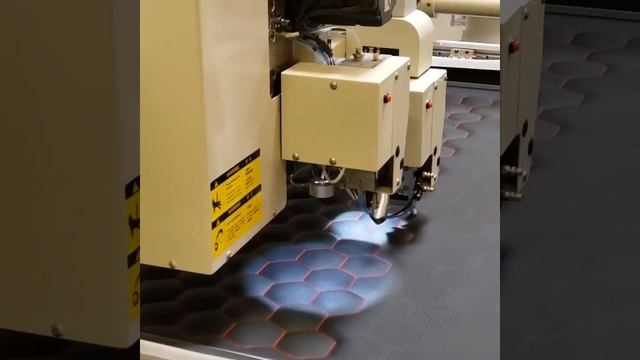 How the CNC perforation and sewing machine for upholstery works смотреть онлайн