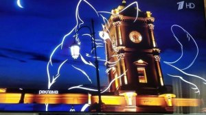 Февраль заставки первого канала (зима ночь и день)
