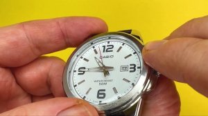 #CASIO MTP1314 (Module 2784)  - HOW TO Change the Date and Time.