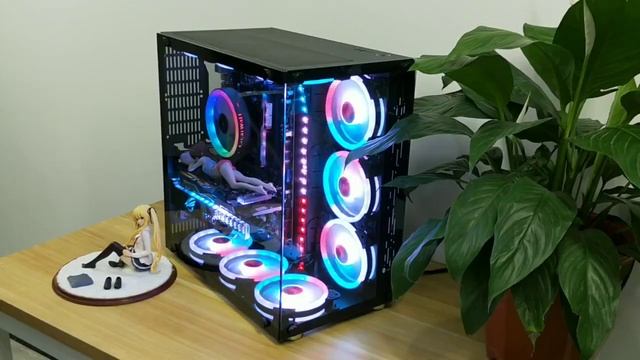 Quạt Tản Nhiệt, Fan Led RGB Coolmoon Ver 4 Led RGB Dual Ring + Led Rainbow смотреть онлайн