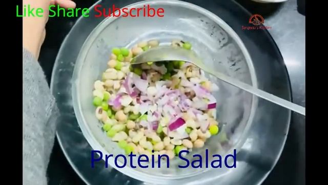 HOW TO PREPARE WEIGHT LOSS PROTEIN SALAD RECIPE#DELICIOUS PROTEIN SALAD#SANGEETA'S KITCHEN смотреть онлайн