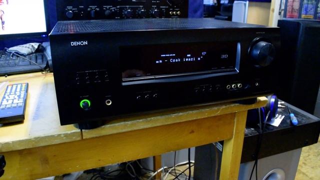 DENON AVR 1311 HDMI RDS TEXT RÁDIÓS 5 1 HÁZIMOZI ERŐSÍTŐ ELADÓ  ILLUSZTRÁLTAM VIDEÓN KÉPEIMEN HIBÁT