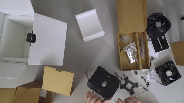 Unboxing a Cooler Master MASTERAIR MA624 Stealth Dual tower смотреть онлайн