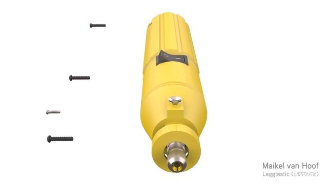 3D Model overview: Handheld drill / grinder смотреть онлайн