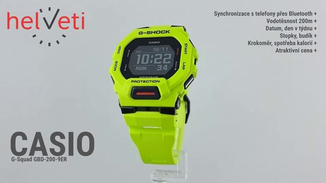 Casio G-Shock G-Squad GBD-200-9ER смотреть онлайн