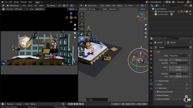 2 -Camera & Render Setup Framing and Exporting смотреть онлайн