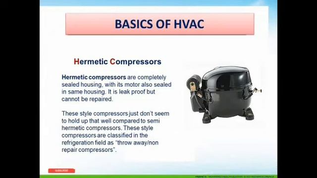 Compressor Hermetic vs Semi Hermetic смотреть онлайн