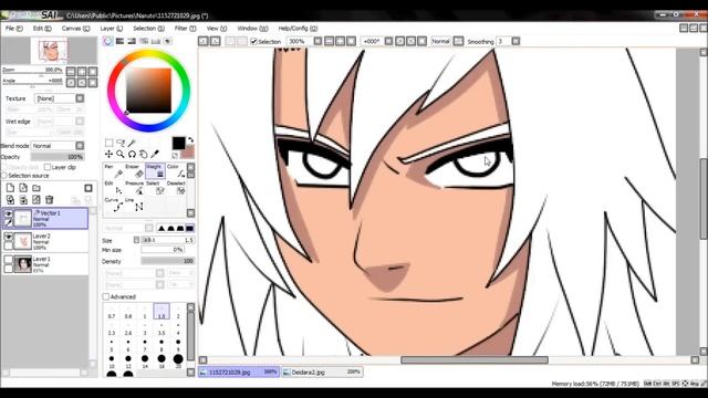 Paint tool sai Old Naruto Rpc Edit смотреть онлайн