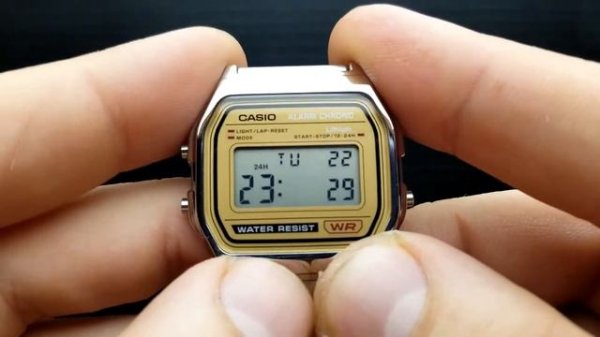 Casio A158 - Setting Time and Date Tutorial - Module 593
