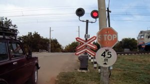 3 железнодорожных переезда линии Харьков - Лозовая