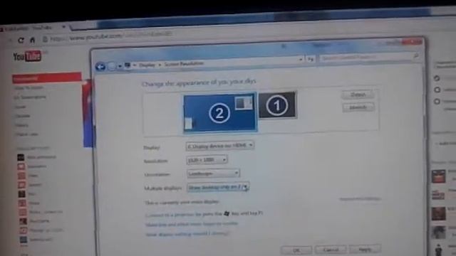 How to connect a laptop to a flat screen TV (Using HDMI) смотреть онлайн