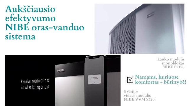 Efektyviausia NIBE oras-vanduo sistema (2020 m.) смотреть онлайн