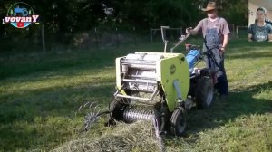 ВСЕ ПРЕСС ПОДБОРЩИКИ ДЛЯ МОТОБЛОКА В ОДНОМ ВИДЕО/BALERS FOR WALK-BEHIND TRACTOR
