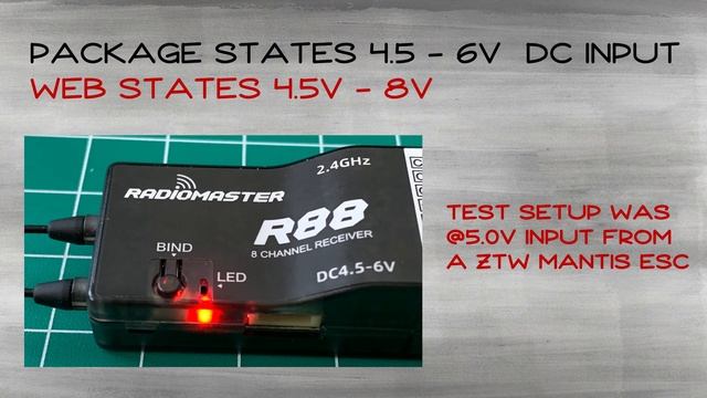 RadioMaster R88 8Ch RC Receiver: Quick Look