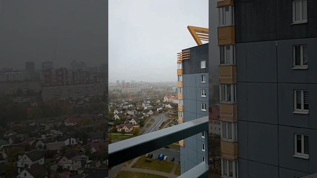 Минск, взгляд на Северный посёлок через "Французское Окно"!Высота в Заводском районе. Видио с дрона смотреть онлайн