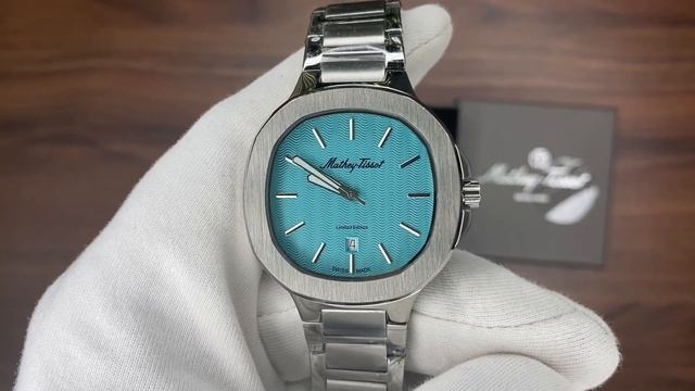 Xship.vn: Mathey-Tissot Evasion Quartz Blue Dial Men Watch H152TI