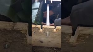 Изготовлен станок для нарезки лент для плетения маск.сетей, ранее приходилось нарезать вручную