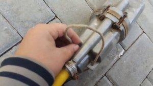 Откачка колодца насосом ручеёк 1