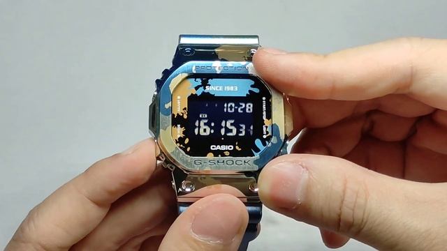 Cara Setting Jam Tangan Casio G-shock GM-5600SS-1 смотреть онлайн