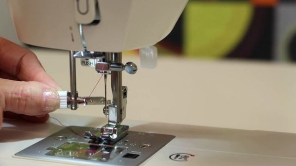 Singer Elite ME457 How to Use the Needle Threader