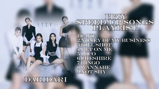 ITZY SPEED UP SONGS PLAYLIST 💋#kpop #speedsong #itzy