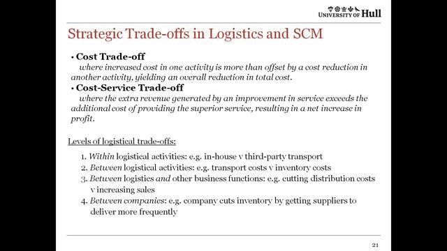Logistics and supply chain management: Refresher webinar series смотреть онлайн