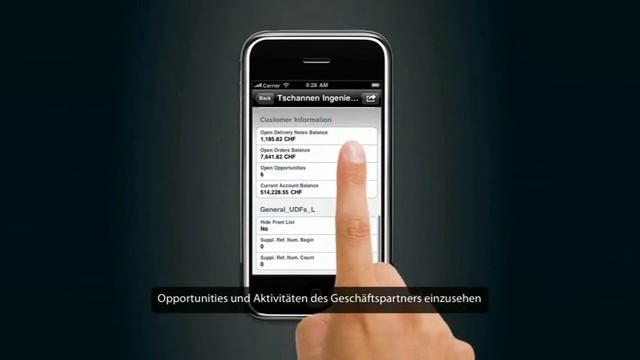 coresuite mobile Business Partner смотреть онлайн