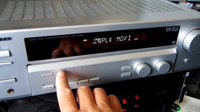 Kenwood KRF-V5560D AV receiver amplifier Hi-Fi separate amp with strange fault смотреть онлайн