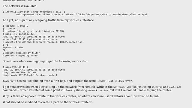 Unix & Linux: How to setup network routing table for wireless network? смотреть онлайн